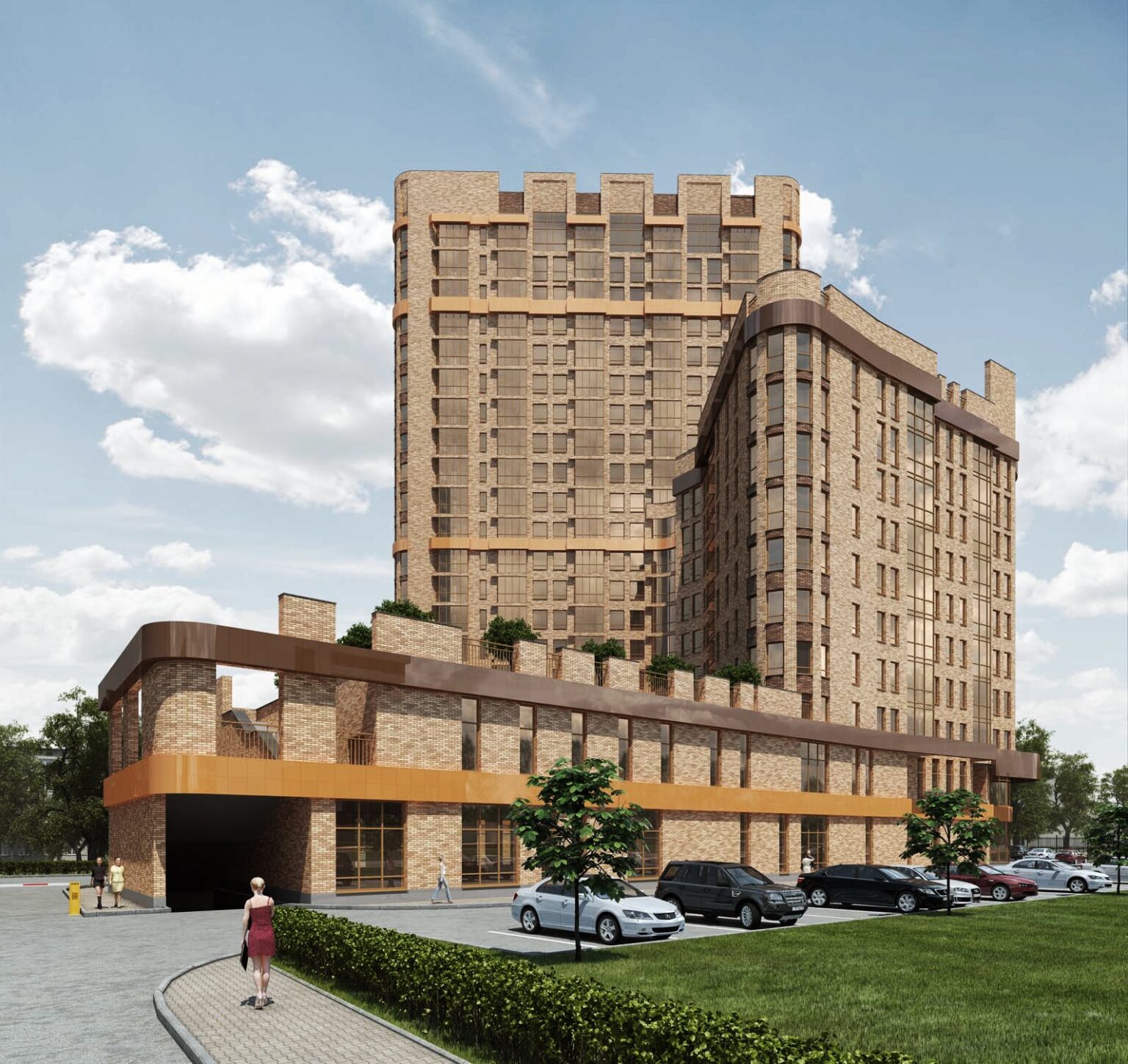 Жилой дом по ул. Фурманова-Московская в г. Екатеринбурге